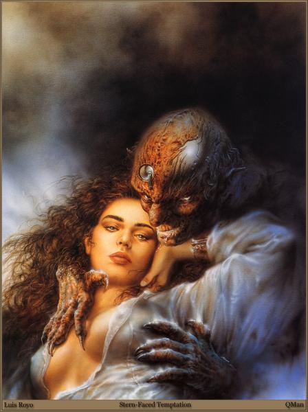 STERN FACED TEMPTATION